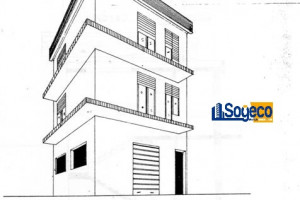 Bagheria (PA) via Mazzini in vendita struttura grezza per palazzina indipendente piano terra primo e secondo